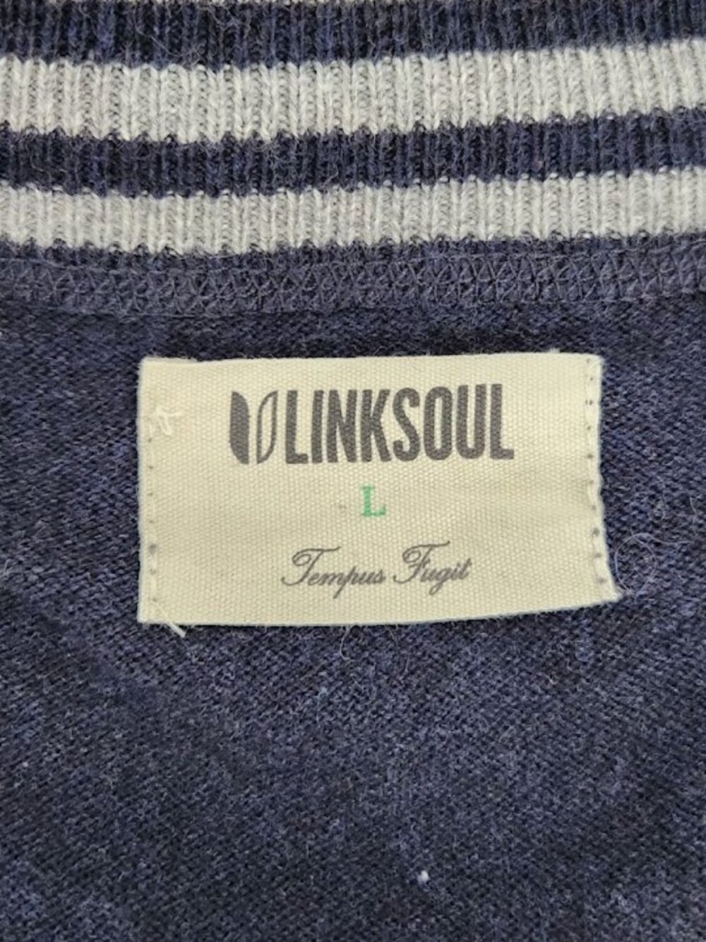 Linksoul Men's Long Sleeve 1/4 Zip Pullover Sweater Size Large - Picture 5 of 5